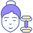 rodillo facial icon