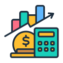 planificación financiera icon