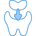 relleno dental icon