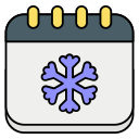 calendario de invierno icon