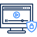 seguridad por video icon