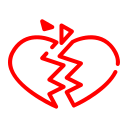 corazón roto icon