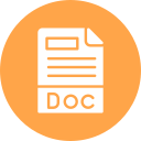 formato de archivo doc icon