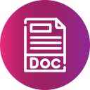 formato de archivo doc icon