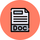 formato de archivo doc icon