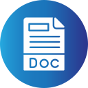 formato de archivo doc icon