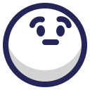 emoji de cara neutra icon