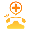 teléfono médico icon