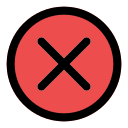 señal de error icon