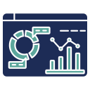 estadísticas web icon