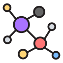 modelo molecular icon