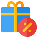 descuento de regalo icon