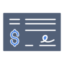 cheque bancario icon