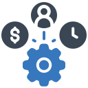 asignación de recursos icon