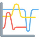 gráfico de línea icon