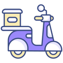 scooter de reparto icon