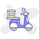 scooter de reparto icon