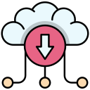 descarga de la nube icon