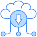 descarga de la nube icon