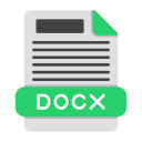 documento en formato docx icon