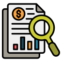 informe financiero icon