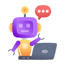 asistente robot icon