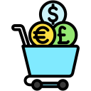 mercado financiero icon