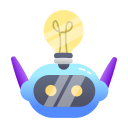 robot inteligente icon