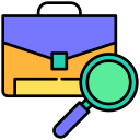 investigación de empleo icon