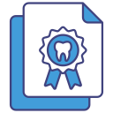 certificado de dentista icon