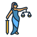 símbolo de la justicia icon