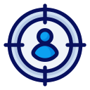 mercado objetivo icon