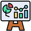 ratio financiero icon