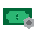 gestión del dinero icon