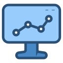 gráfico de líneas icon