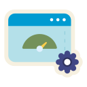 prueba de velocidad web icon