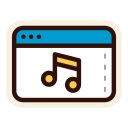 música en línea icon