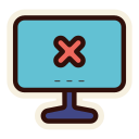 computadora rota icon