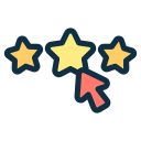 estrellas de calificación icon