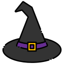 sombrero de bruja icon