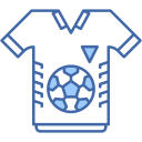 camiseta de fútbol icon