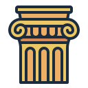 columna griega icon