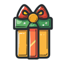 regalo de navidad icon