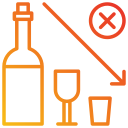 sin alcohol icon