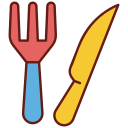 tenedor y cuchillo icon