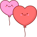 globos de corazón 