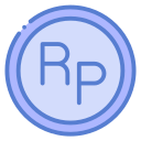 rupia indonesia icon