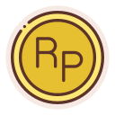 rupia indonesia icon