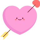 flechas de corazón icon