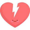 corazón roto icon